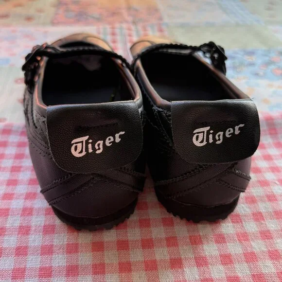 Onitsuka Tiger MEXICO 66 TGRS Black Mary Jane Shoes - Picture 3 of 8